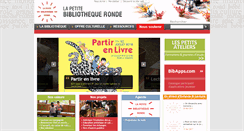 Desktop Screenshot of lapetitebibliothequeronde.com